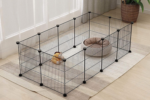 DIY Modular Wire Mesh Pet Playpen 5