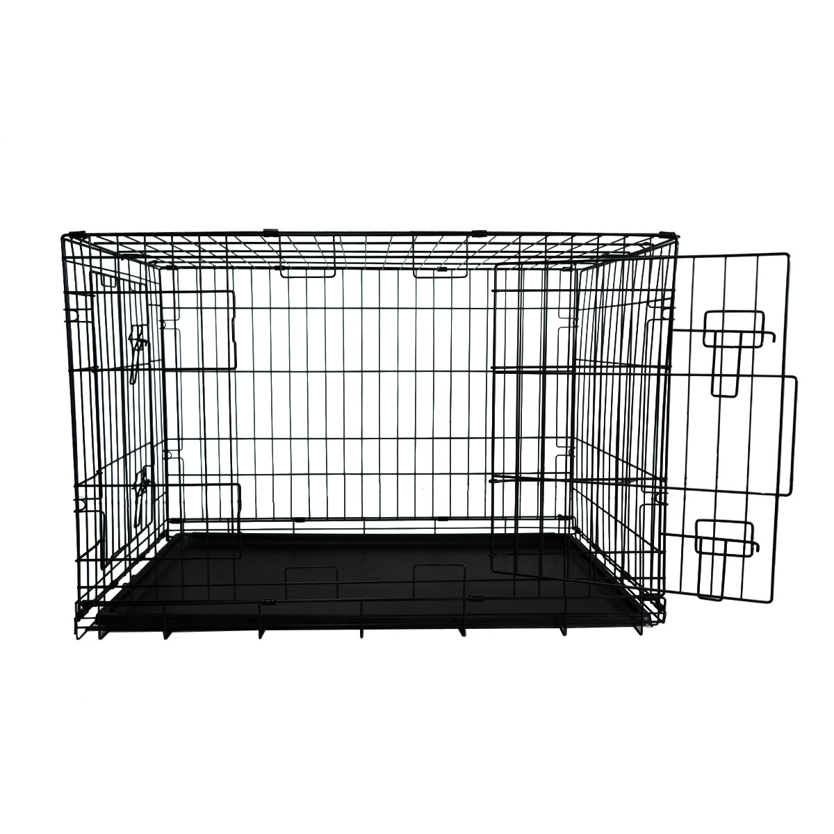 Lefeng Cage Folding Metal Pet Dog Cage (4) Lefeng Cage Folding Metal Pet Dog Cage 4