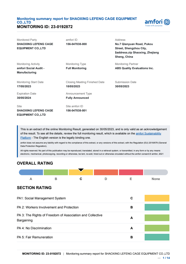Research and Development Strength and Innovation 11 Certificate 11