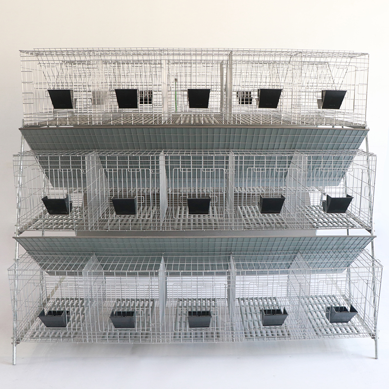 3-Tier Galvanized Commercial Rabbit Breeding C (1) 3 Tier Galvanized Commercial Rabbit Breeding C 1