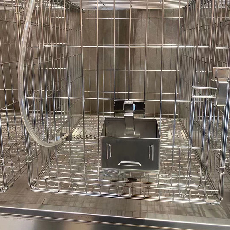3-Tier Stainless Steel Laboratory Rabbit Cages (1) 3 Tier Stainless Steel Laboratory Rabbit Cages 1