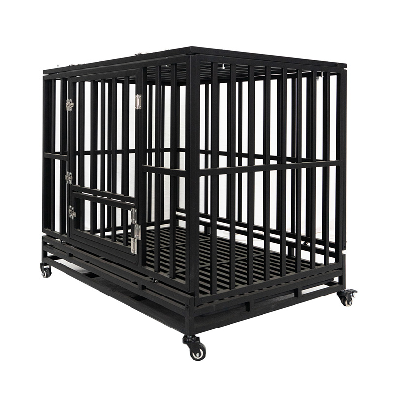 Heavy Duty Square Tube Metal Dog Cage 1 1